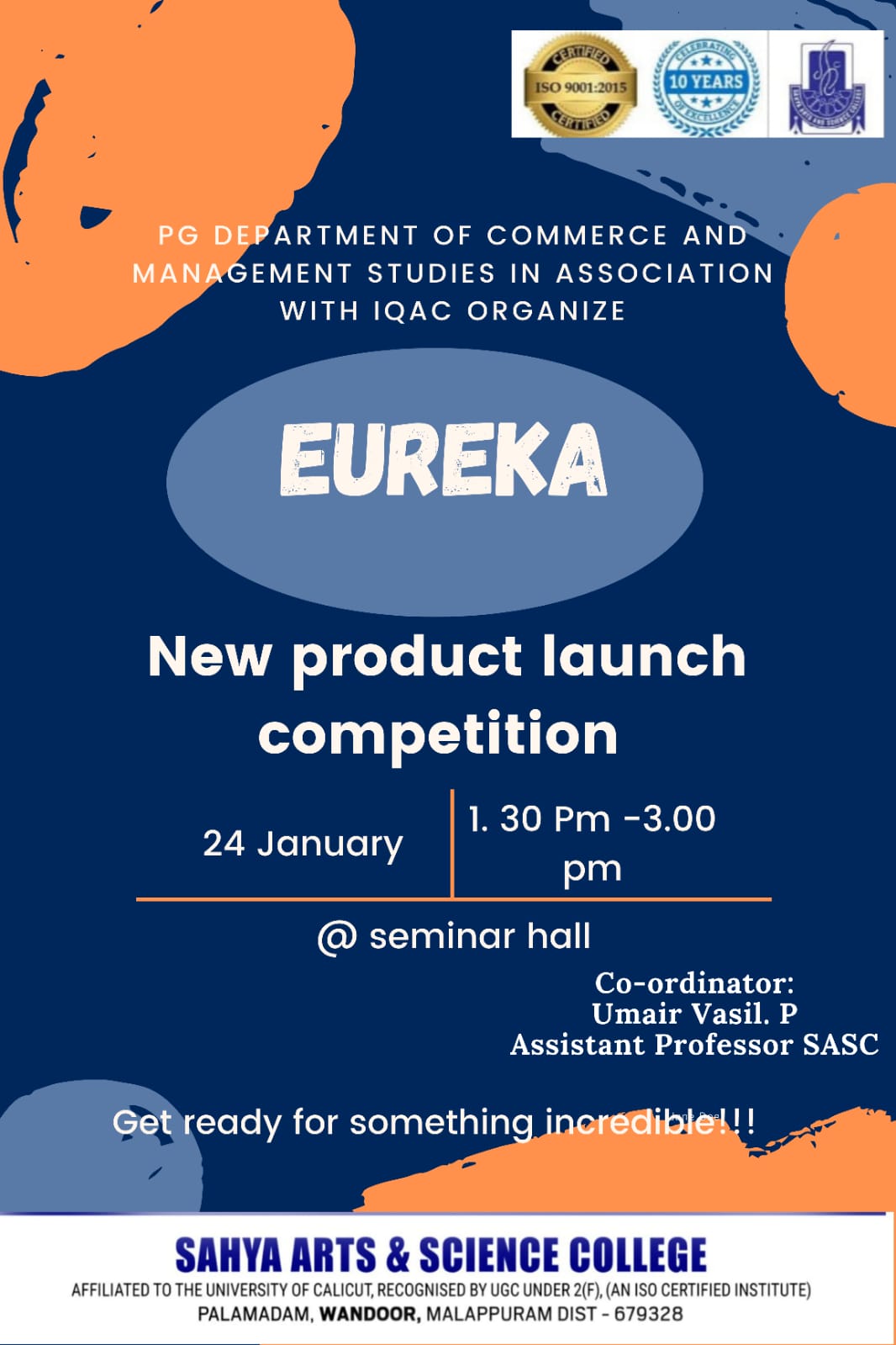 EUREKA - New Product Launch Competition