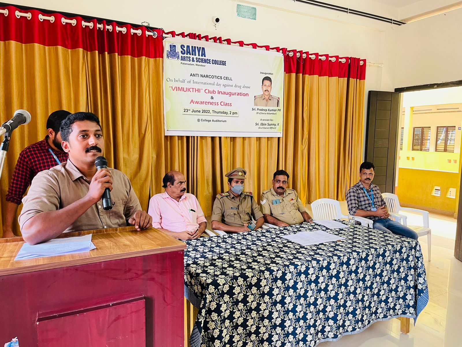 "VIMUKTHI " club inauguration and Awareness class on behalf of International Day against drug abuse
