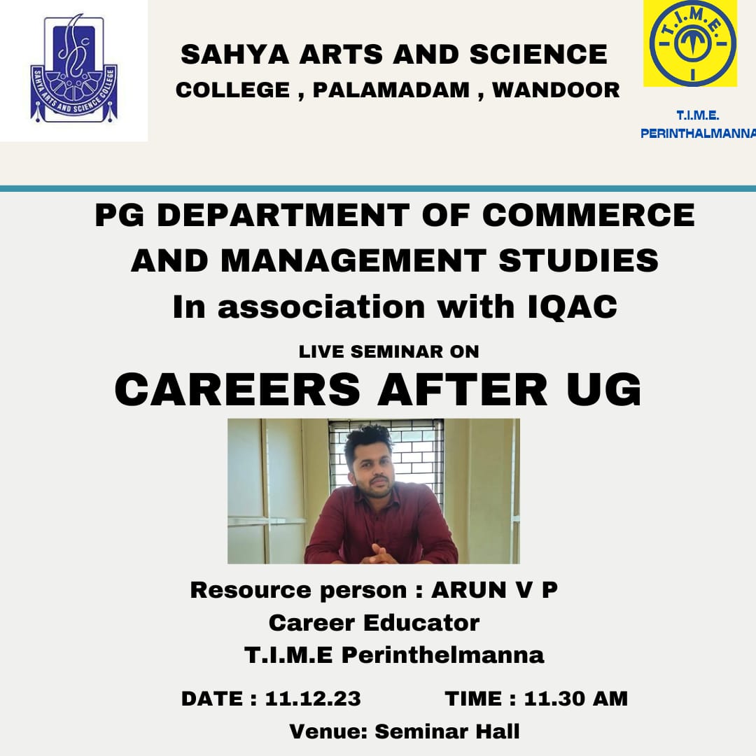 CAREERS AFTER UG