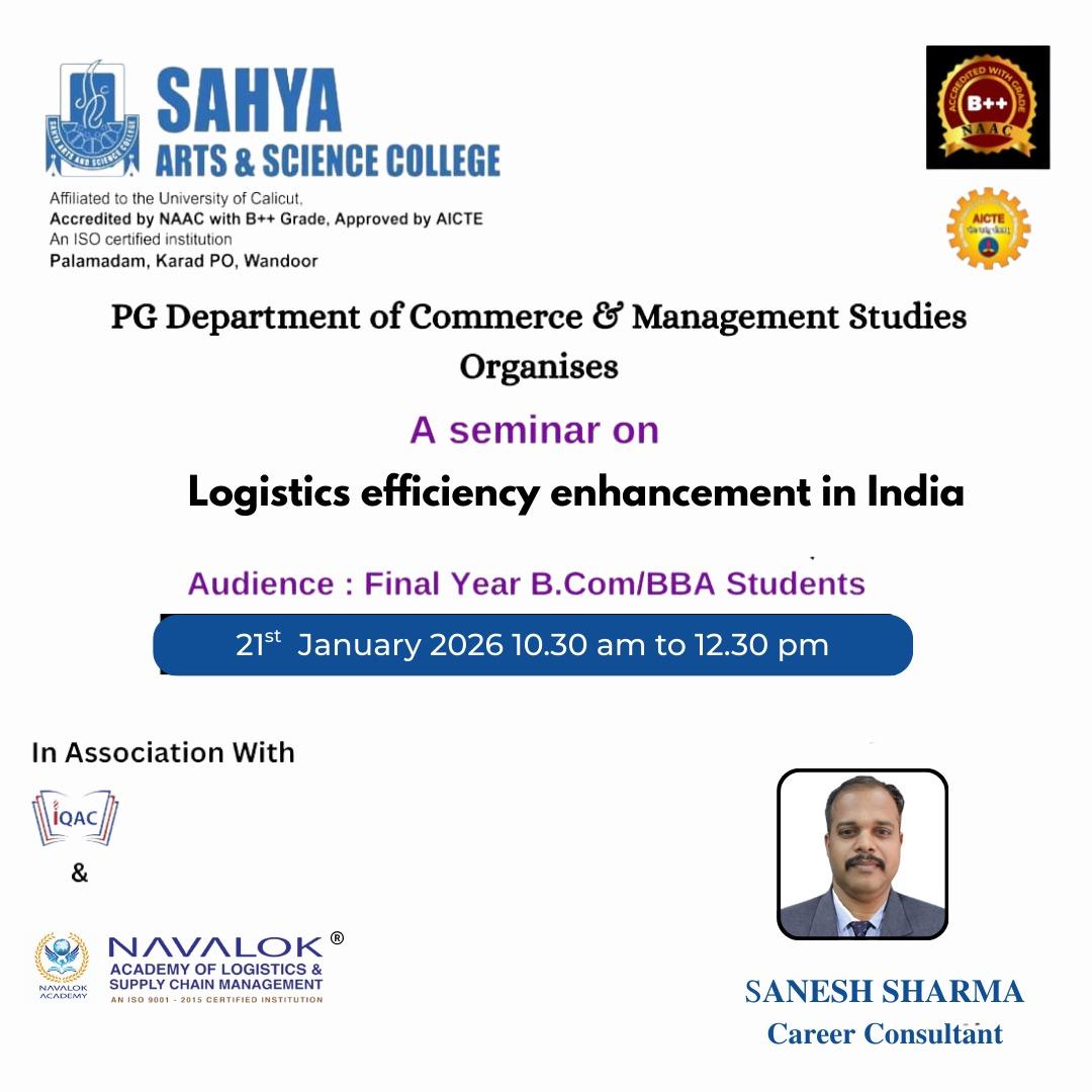 seminar on “Logistics Efficiency Enhancement in India"