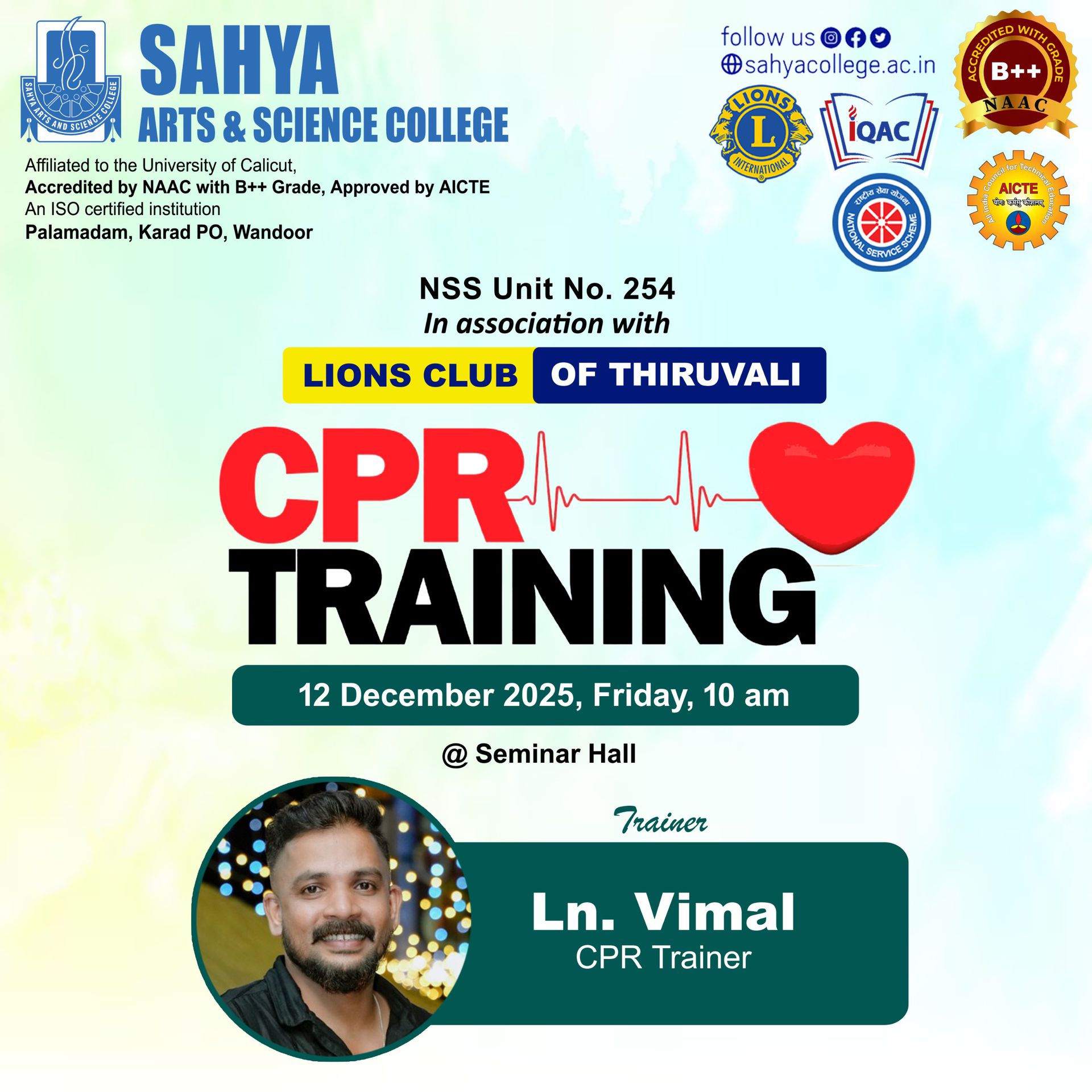 CPR Training Programme