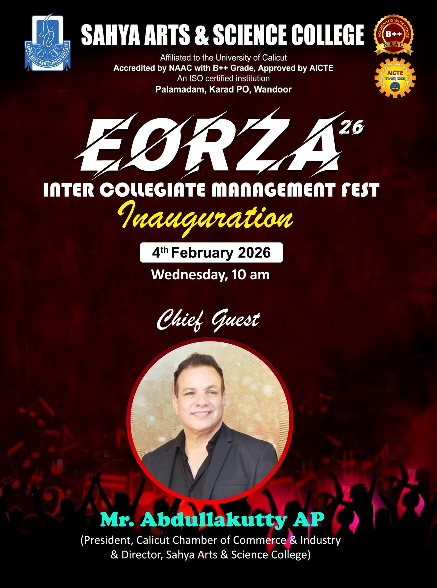 EORZA '26  Inter College Management fest