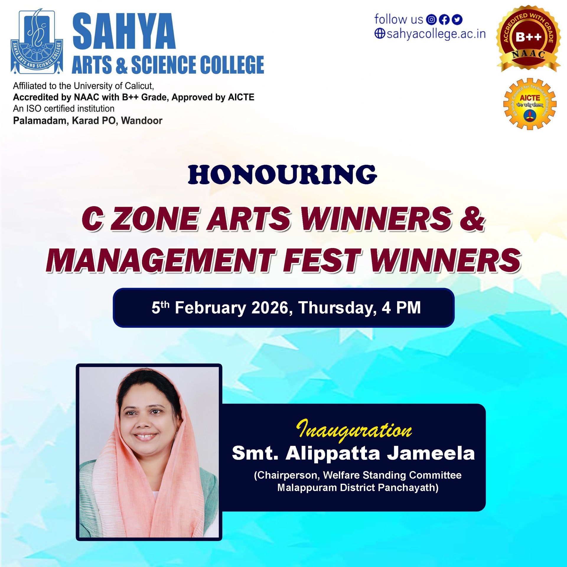 Honouring C-Zone Arts Winners and Management Fest Winners – EORZA 2026