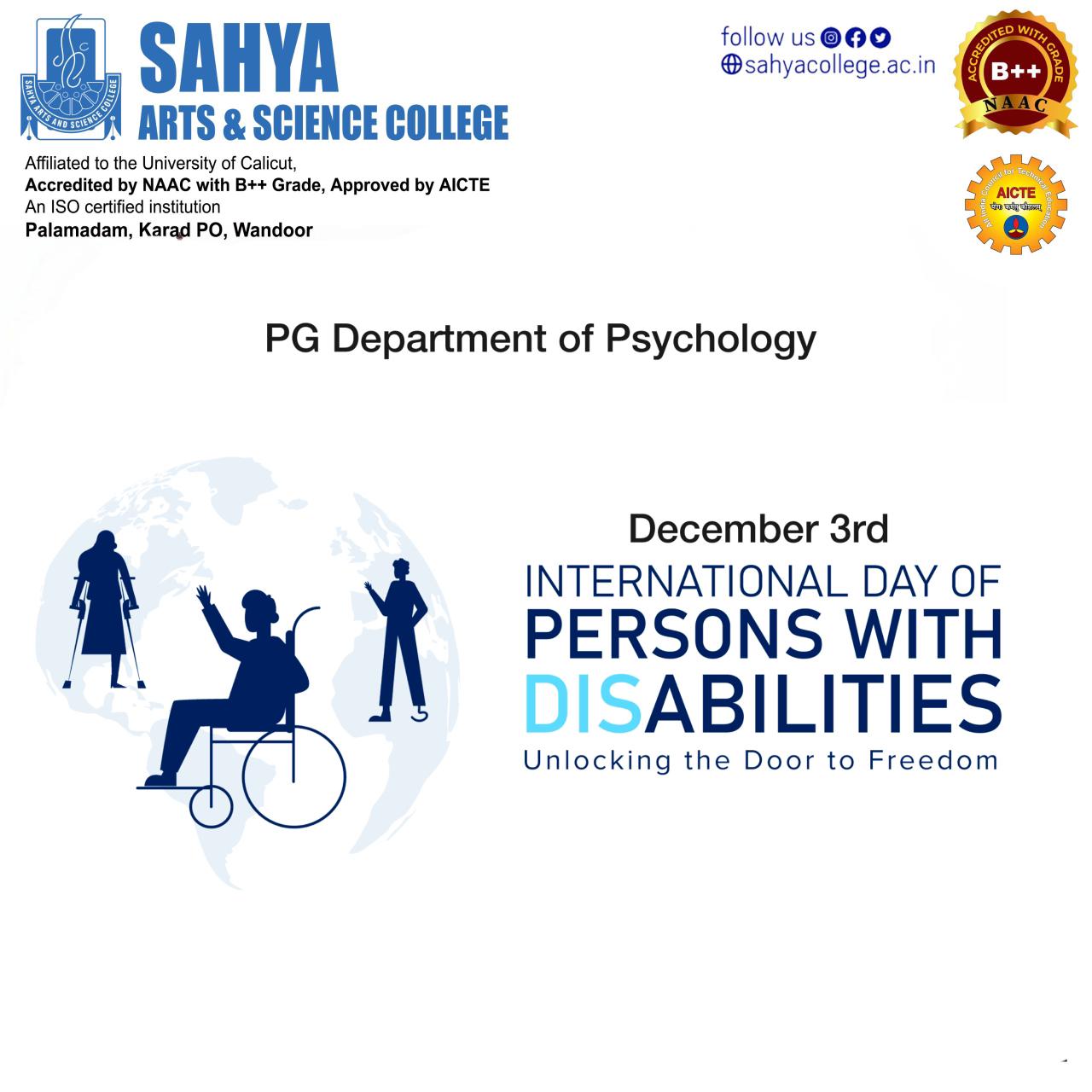 international Day of person with disability