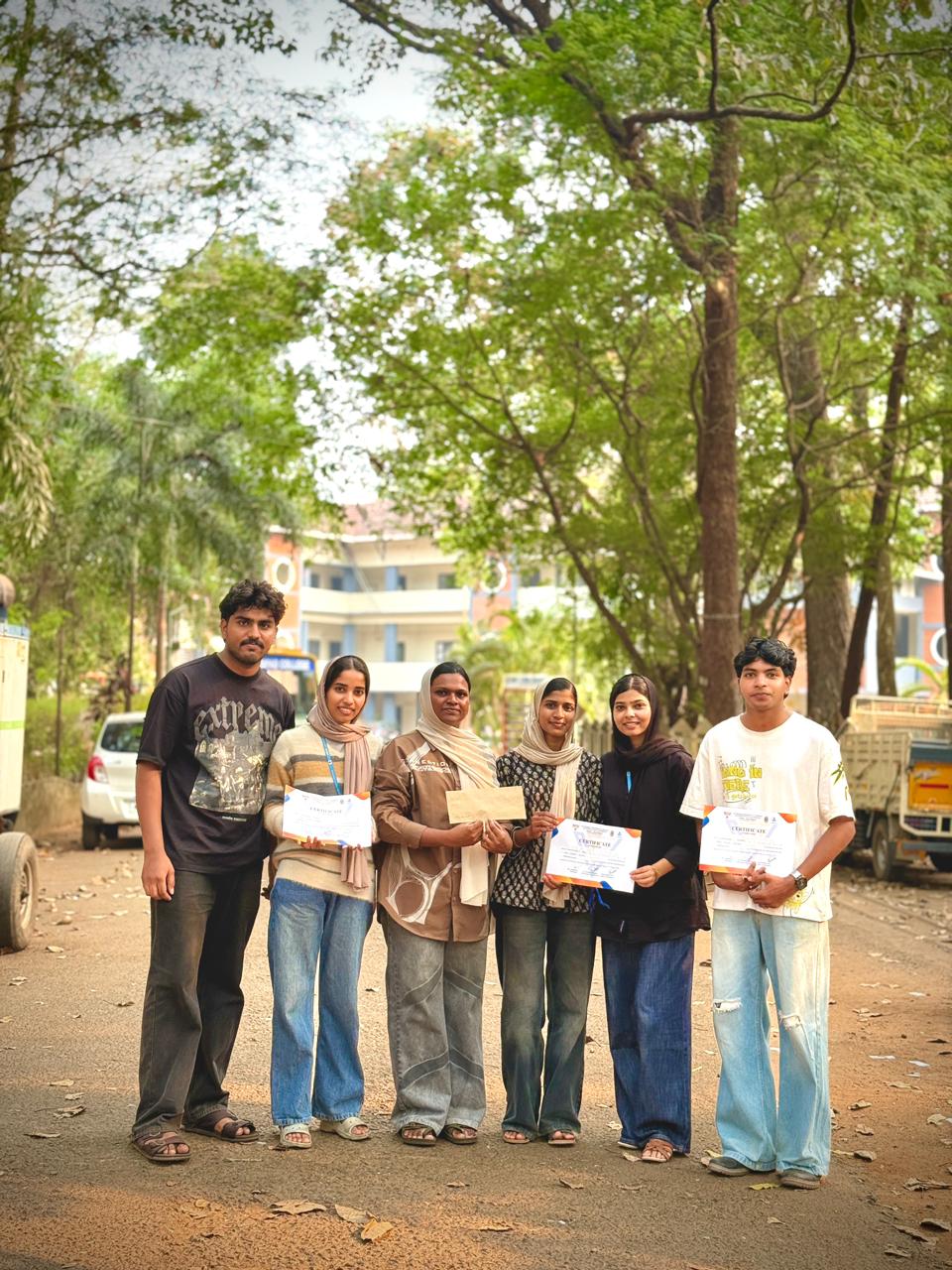 Students achievement in Management fest at MES Mampad College