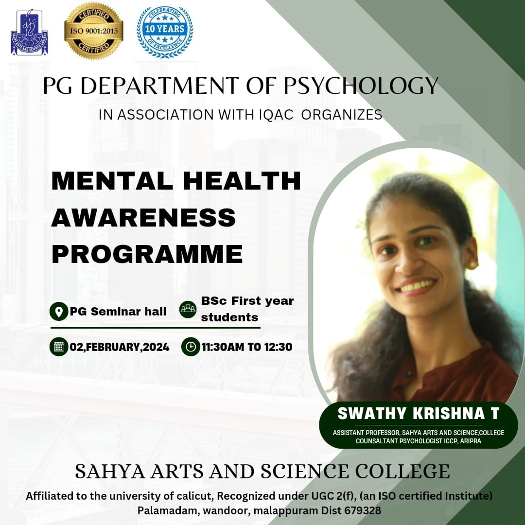 Mental Health Awareness Programme