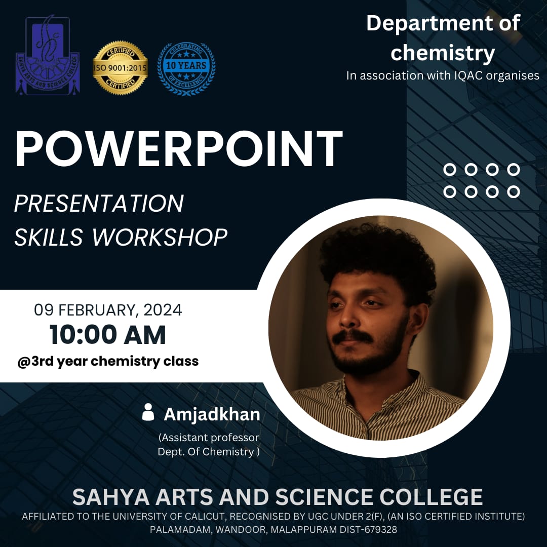 POWERPOINT: Presentation Skills Workshop