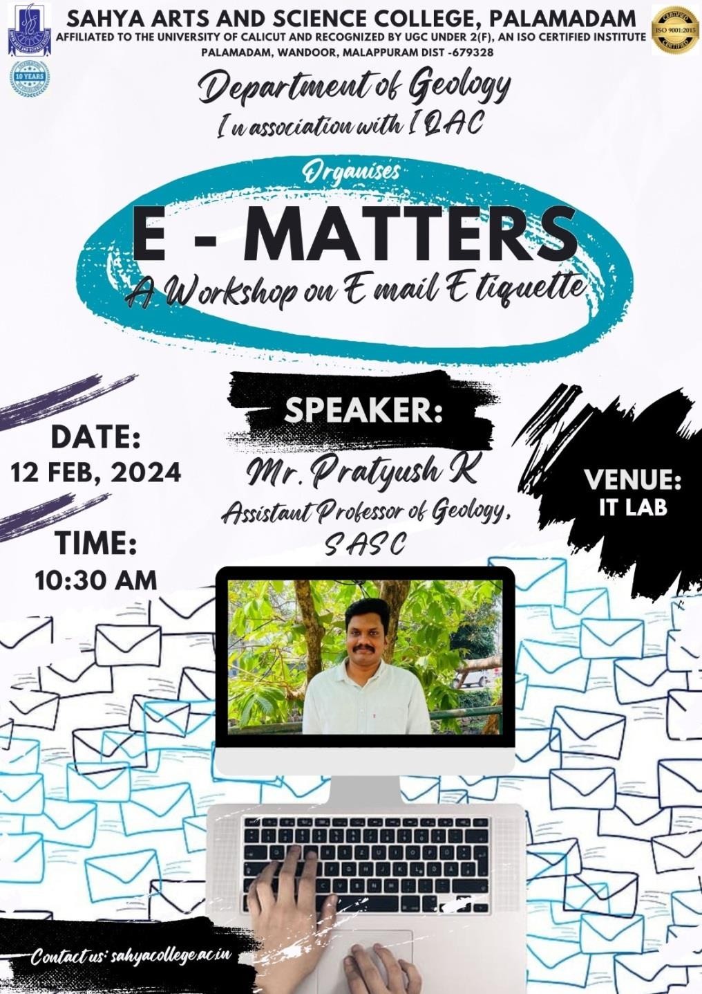 E - MATTERS: A Workshop on Email Eliquette