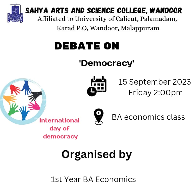 Debate on Democracy