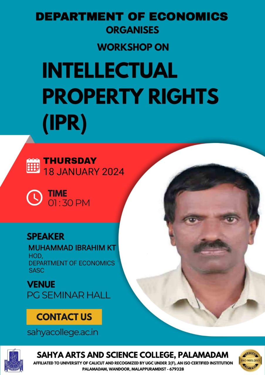 Workshop on Intellectual Property Rights (IPR)