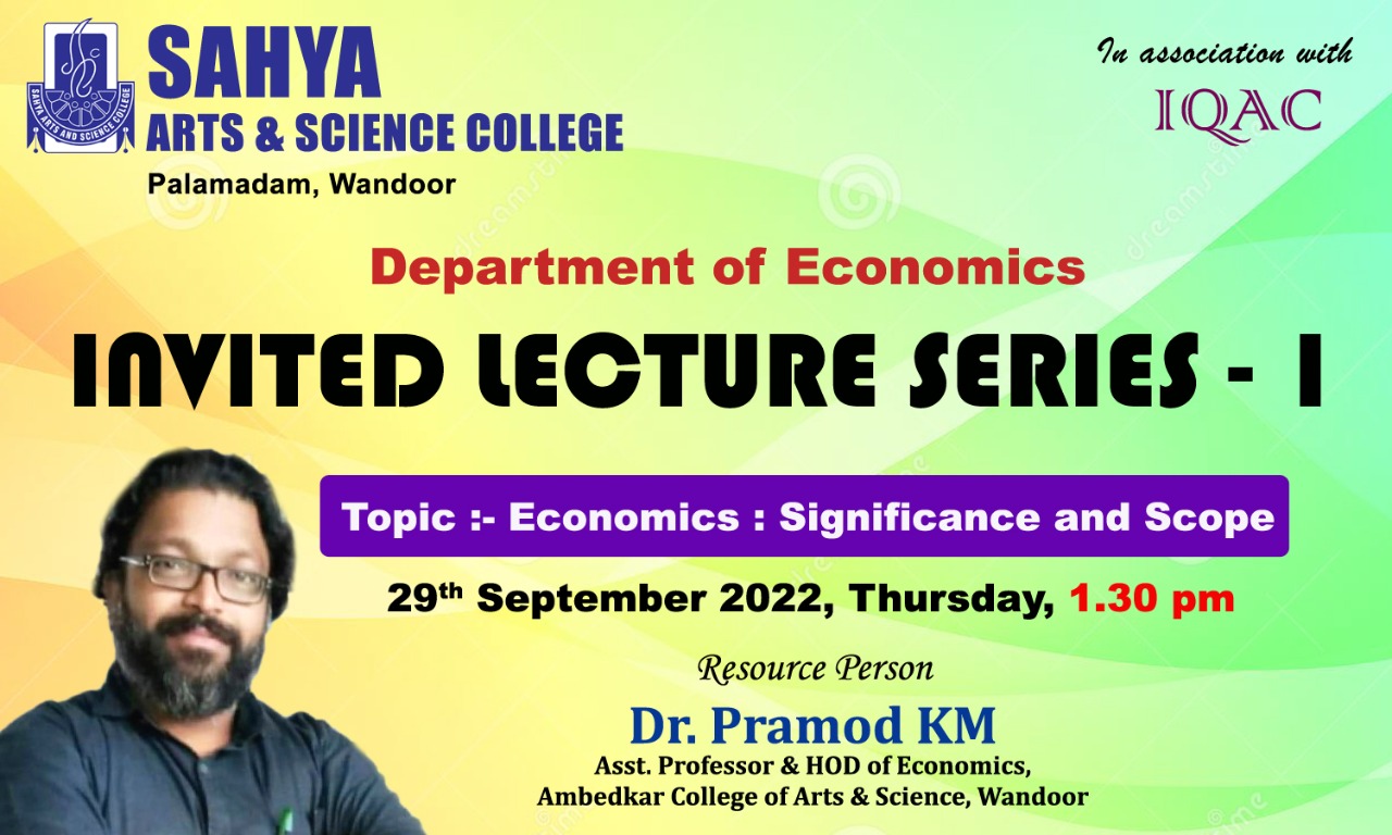 Invited Lecture Series - I