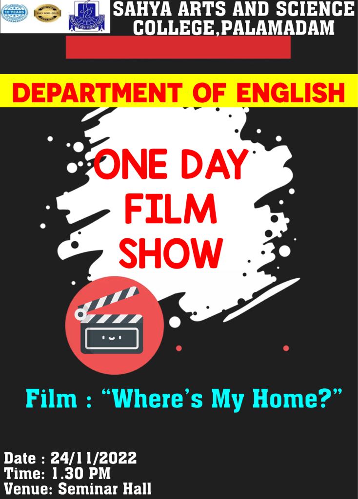 ONE DAY FILM SHOW