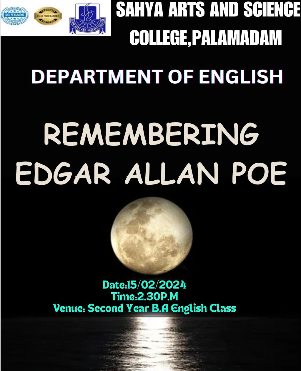Remembering Edgar Allan Poe