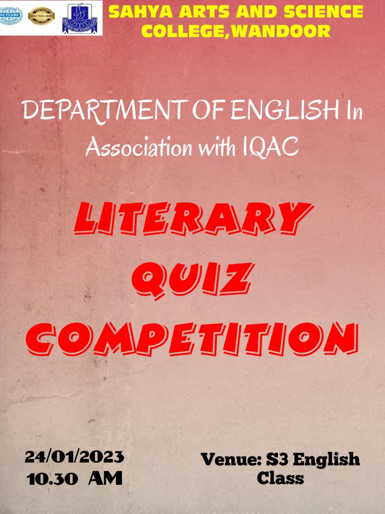 Literary Quiz Competition