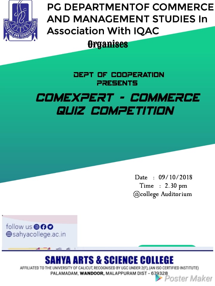 COMEXPERT - Commerce Quiz Competition