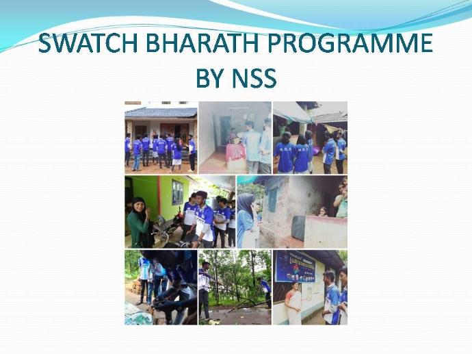 Swatch Bharath Programme By Nss