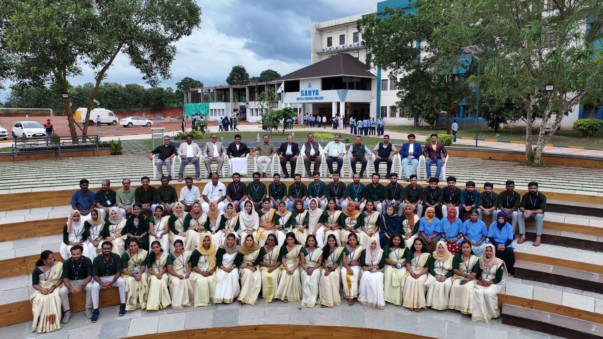 MANAGEMENT AND STAFF WITH NAAC PEER TEAM