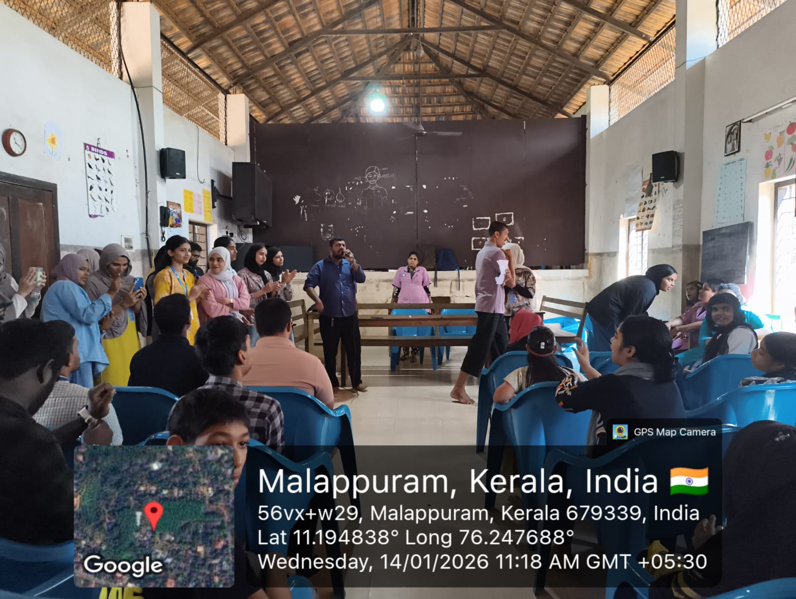 Community Extension program at Ashraya Special School by Dept. of Psychology