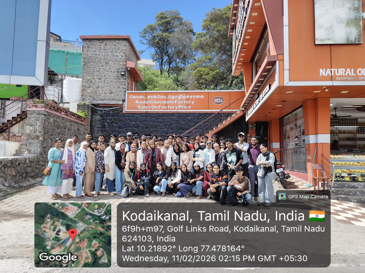 Industrial visit (IV) by B.Com honours (2024 Batch) at KODAI Chocolate Factory on 11/02/2026